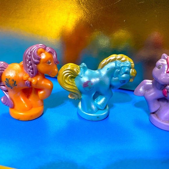 MY LITTLE PONY G1 80’s PETITE PONIES PRETTY N PEARLY PONIES & A PONY TAILS PONY - Picture 7 of 15
